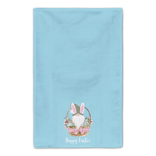 Gnome Bunny Basket Tea Towel Set